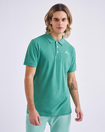 Kappa Polo Yaka Düz Yeşil Erkek T-Shirt 361D3EW809 M LOGO MALTAX 2 MSS