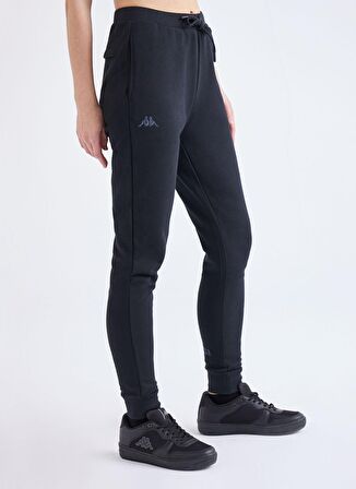 Kappa Regular Fit Siyah Kadın Eşofman Altı 371H1BW005 W AUTHENTIC TARIAYX