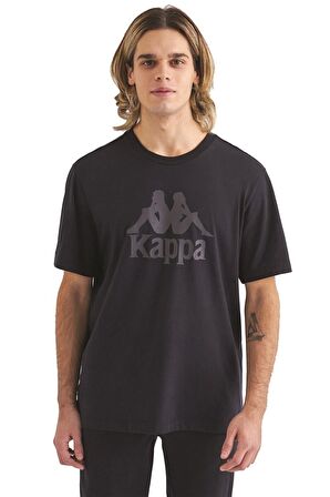 Kappa Bisiklet Yaka Düz Siyah Erkek T-Shirt 331F7HW005 M AUTHENTIC TAHITIX