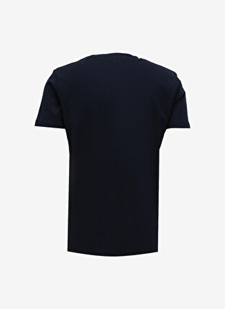 John Richmond Bisiklet Yaka Saks Erkek T-Shirt UMA23010TS