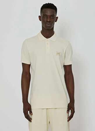 John Richmond Kırık Beyaz Erkek Polo T-Shirt UMP24010PO