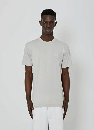 John Richmond Bisiklet Yaka Kırık Beyaz Erkek T-Shirt UMP24014TS