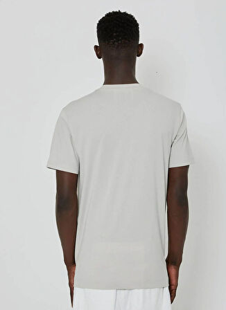 John Richmond Bisiklet Yaka Kırık Beyaz Erkek T-Shirt UMP24014TS