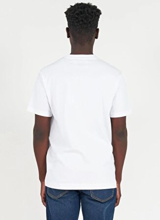 John Richmond Bisiklet Yaka Beyaz Erkek T-Shirt UMP24048TS