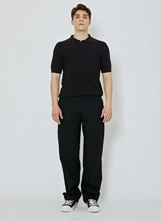 John Richmond Siyah Erkek Polo T-Shirt UMP24214PO