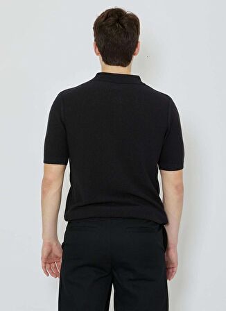 John Richmond Siyah Erkek Polo T-Shirt UMP24214PO