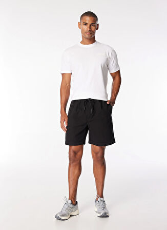 John Richmond Siyah Erkek Slim Fit Şort UMP24008BE