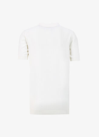 John Richmond Beyaz Erkek Polo T-Shirt UMP24214PO