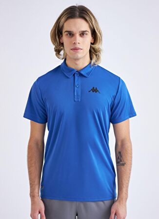 Kappa Polo Yaka Düz Mavi Erkek T-Shirt 331D53WH03 M KOMBAT POLY POLO