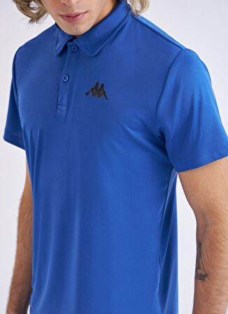 Kappa Polo Yaka Düz Mavi Erkek T-Shirt 331D53WH03 M KOMBAT POLY POLO