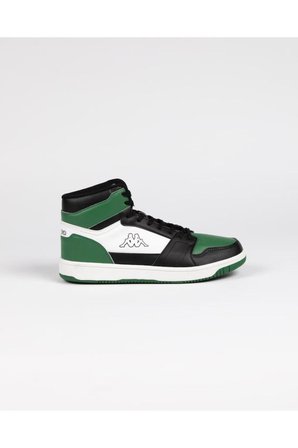 Kappa Erkek Günlük Spor Ayakkabı Logo Basil Md Unisex Yeşil-Siyah Sneaker
