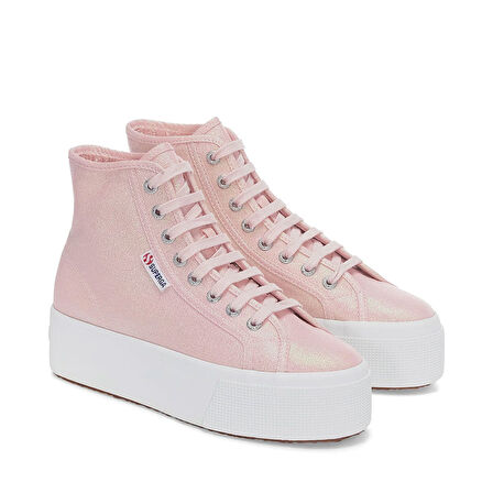 Superga 2708 HI TOP LAME Kadın Pembe Sneaker S4128DW-A0Q 