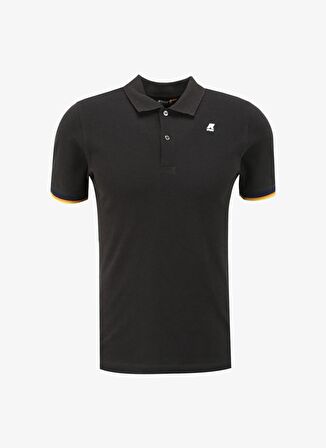 K-Way Siyah Erkek Polo T-Shirt K7121IW_VINCENT