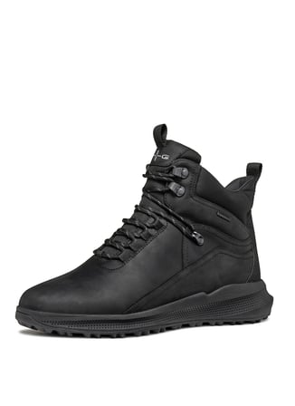 Geox Deri + Tekstil Siyah Erkek Bot U PG1X B ABX C - PUL UP LE+TEX