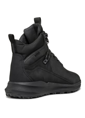 Geox Deri + Tekstil Siyah Erkek Bot U PG1X B ABX C - PUL UP LE+TEX