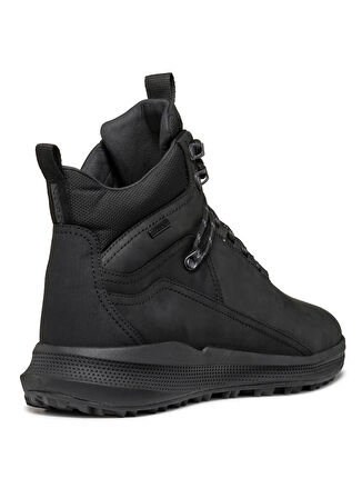 Geox Deri + Tekstil Siyah Erkek Bot U PG1X B ABX C - PUL UP LE+TEX