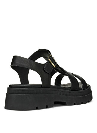 Geox Deri Siyah Kadın Sandalet D55YVB