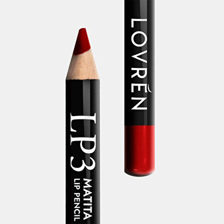 Lovren LP3 Rosso Intenso Yoğun Kırmızı Dudak Kalemi