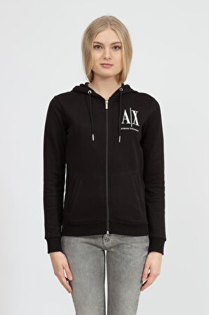 Armani Exchange Kadın Fermuarlı Sweatshirt