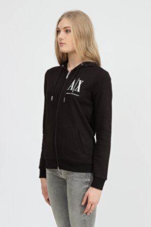 Armani Exchange Kadın Fermuarlı Sweatshirt
