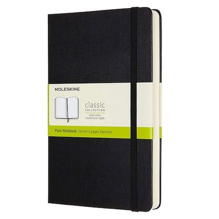 Moleskine Sert Kapak Defter Siyah (Çizgisiz - 11,5x18) - 6604