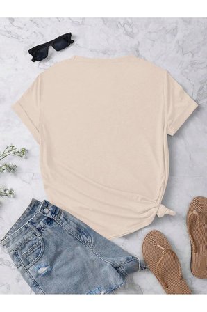 Unisex Kurdele Baskılı Tasarım Tshirt