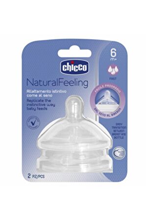 Natural Feeling Biberon Emziği 6 Ay+ Hızlı Akış 2 Li