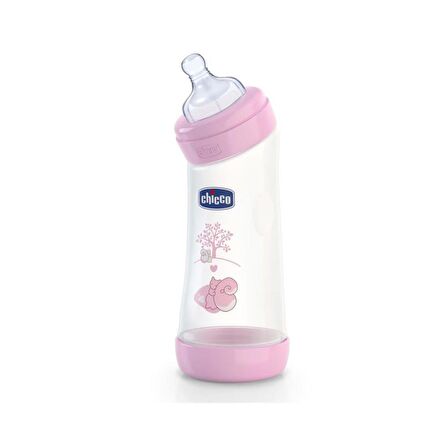 Chicco Wellbeing İlk Açılı Biberon Kız 250 ml