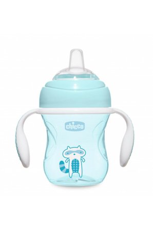 Chicco Yumuşak Uçlu Geçiş Bardağı Erkek 4+ Ay