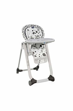 Chicco New Polly Progress Katlanır Sabit Mama Sandalyesi Gri 