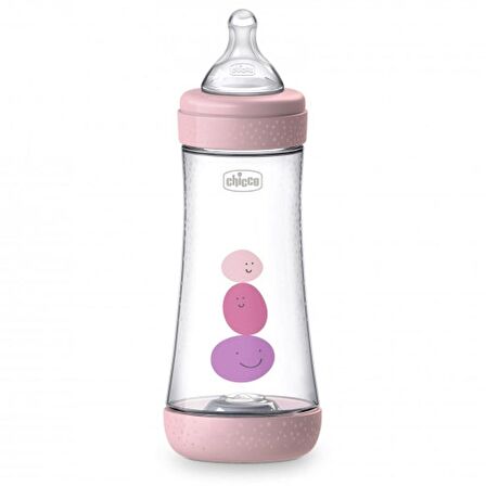 Chicco Perfect5 Antikolik PP Hızlı Akış Biberon 300 ml - Pembe