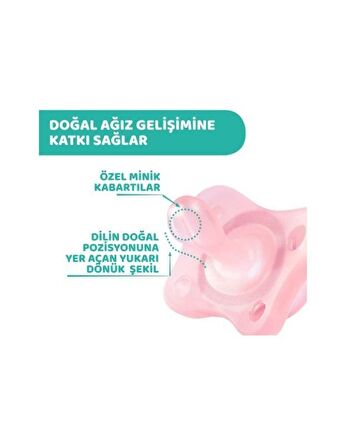 Chicco Physioforma Mini Soft 2-6 Ay Yalancı Emzik Pembe 2 Li