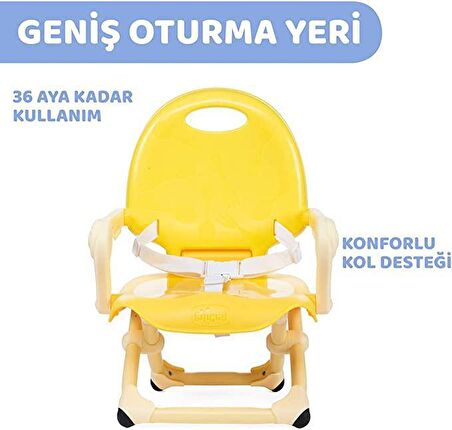 Chicco Pocket Snack Katlanır Portatif Mama Sandalyesi Sarı 