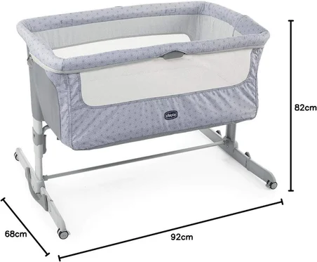 Chicco Next2Me Dream Anne Yanı Beşik Silver - Teşhir