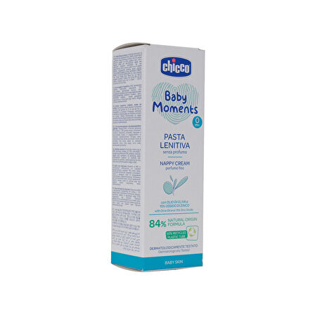 Chicco Pişik Kremi Baby Moments Doğal 100Ml