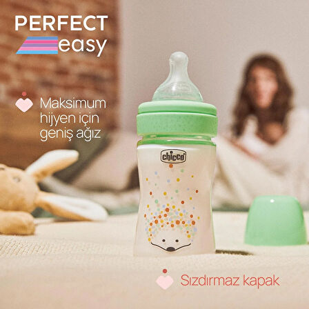 Chicco Perfect Easy Biberon Cam 150 ml Yavaş Akış-Unisex