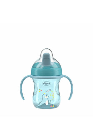 Chicco YARI YUMUŞAK UÇLU BARDAK 6 AY ERKEK YENI