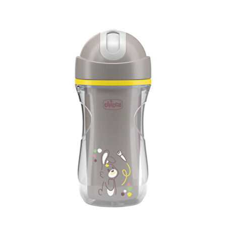 Chicco Spor Pipetli Bardak Unisex Gri