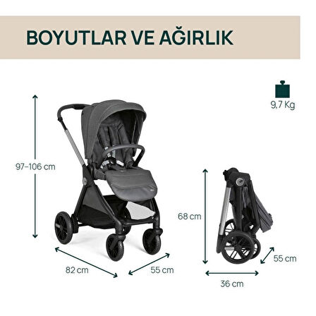 Chicco Duo Bellagio Travel Sistem Bebek Arabası