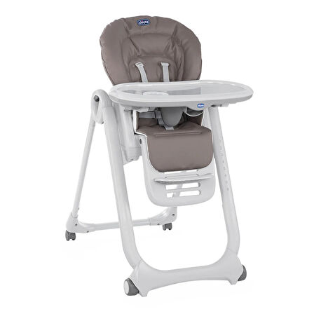 Chicco Polly Magic Mama Sandalyesi, 5 Noktalı Emniyet Kemerli, Kaymaz Ayaklı, 8 Kademeli Yükseklik Ayarlı, 6 Ay – 15 kg, Kahverengi
