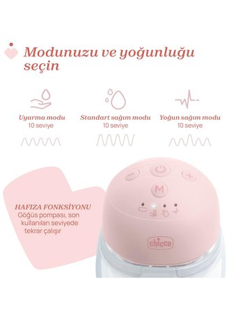 Chicco Tekli Giyilebilir Elektrikli Göğüs Pompası - Standart