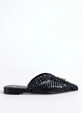 Patrizia Pepe Deri Siyah Kadın Espadril 2Z0018L109K103