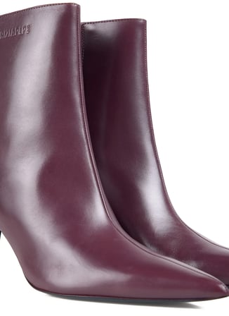 Patrizia Pepe Bordo Kadın Deri Topuklu Bot 8Y0130M536
