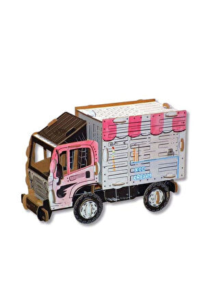 Truck 3D Boyanabilir Maket Tr6007