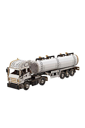 Fuel Truck 3D Boyanabilir Maket Fl6024