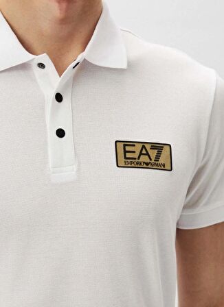 EA7 Beyaz Erkek Polo T-Shirt 3DPF02PJ5AZ