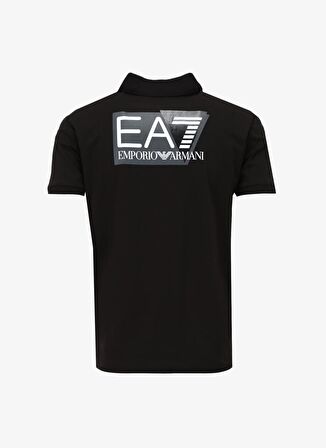 EA7 Siyah Erkek Polo T-Shirt 3DPF16PJ03Z