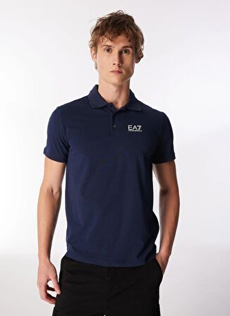 EA7 Lacivert Erkek Polo T-Shirt 3DPF16PJ03Z