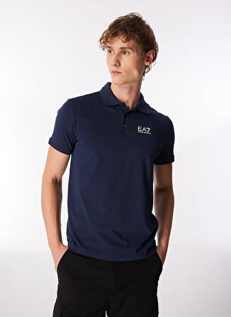 EA7 Lacivert Erkek Polo T-Shirt 3DPF16PJ03Z