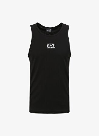 EA7 Bisiklet Yaka Siyah Erkek T-Shirt 3DPH06PJ02Z